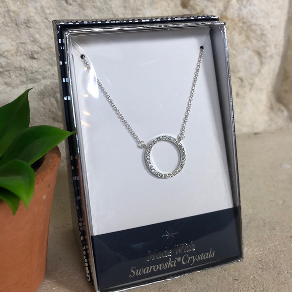 Jewelry - NEW Unity Circle Necklace with Swarovski Crystals